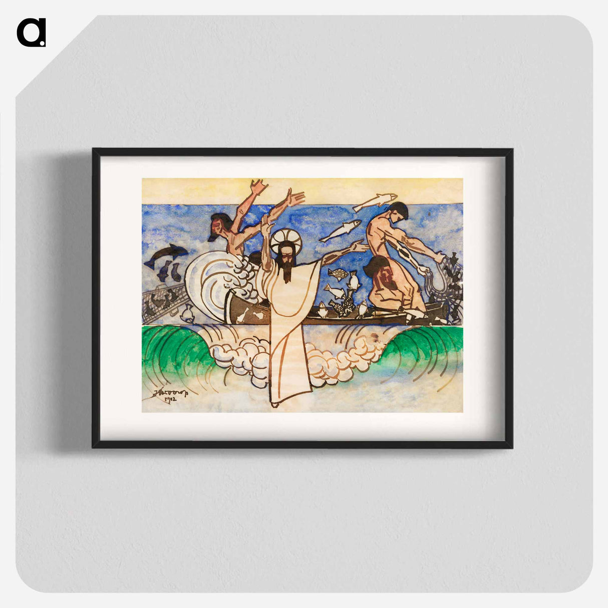 The Miraculous Catch of Fish - ヤン・トゥーロップ Poster.