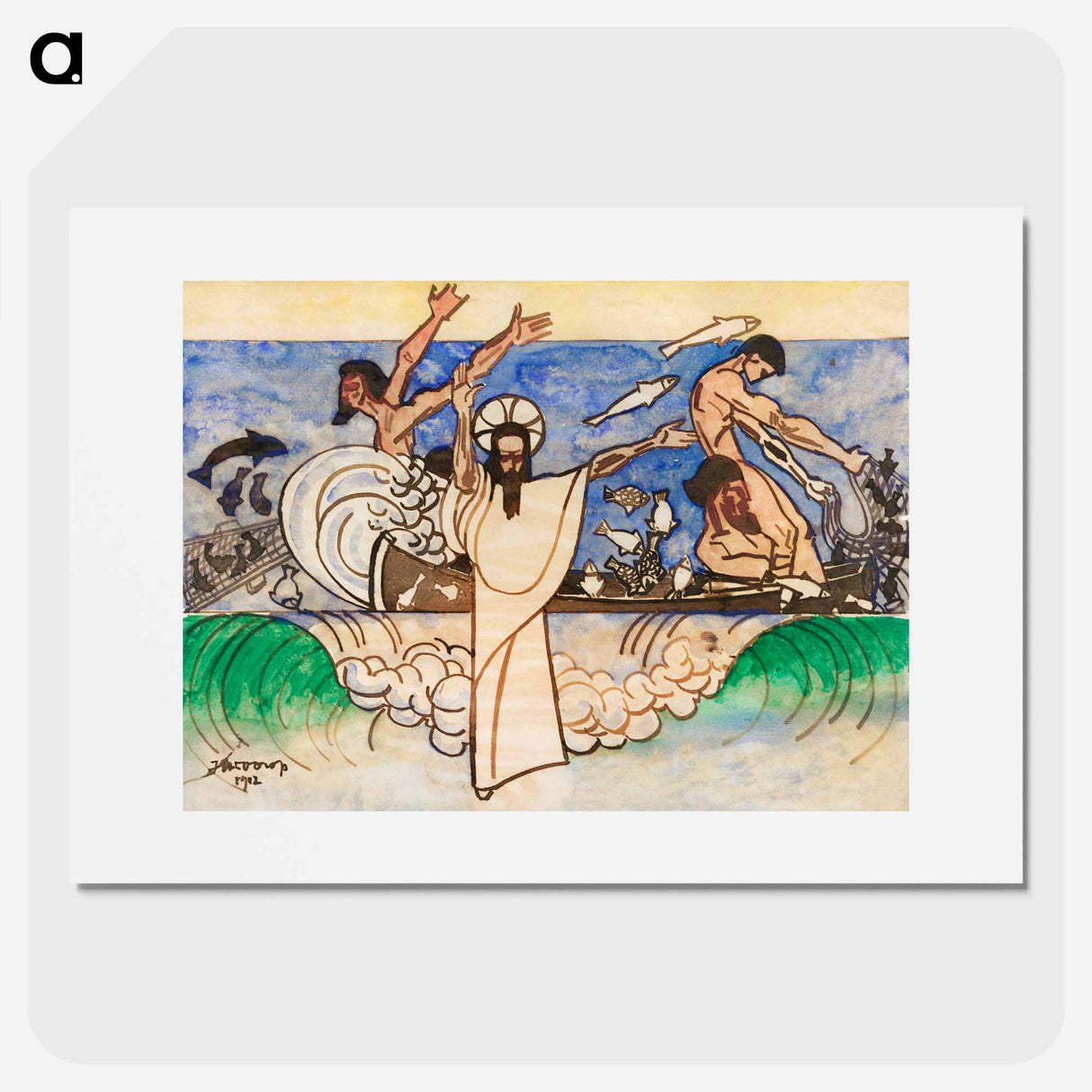 The Miraculous Catch of Fish - ヤン・トゥーロップ Poster.