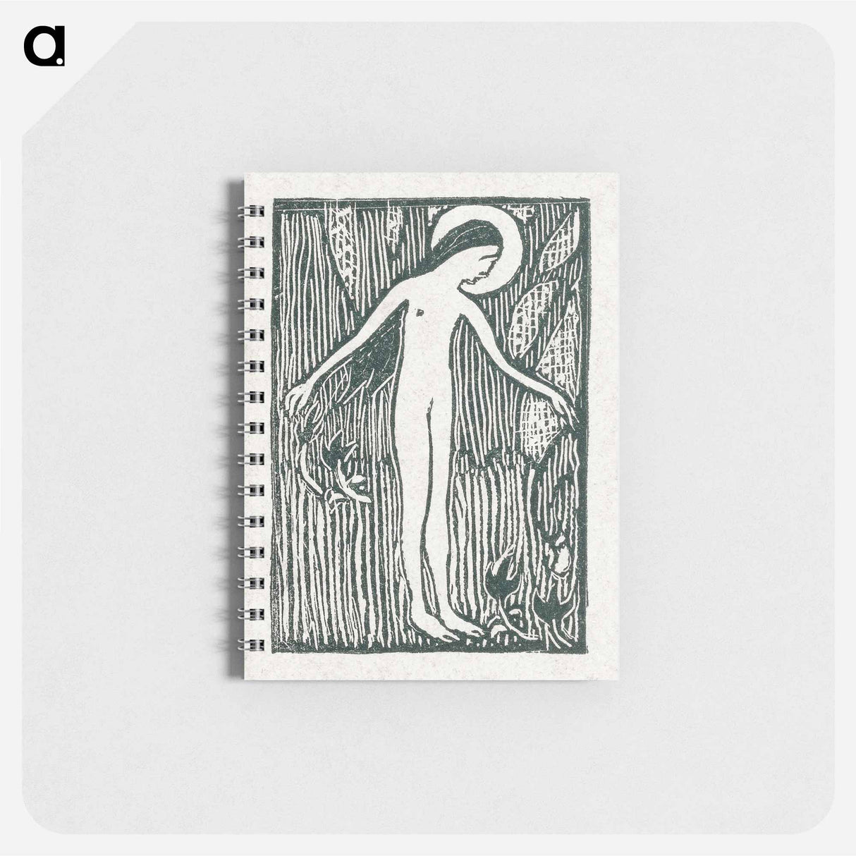 A naked woman illustration for a poetry collection by Paul Verlaine - モーリス ドニ Memo.