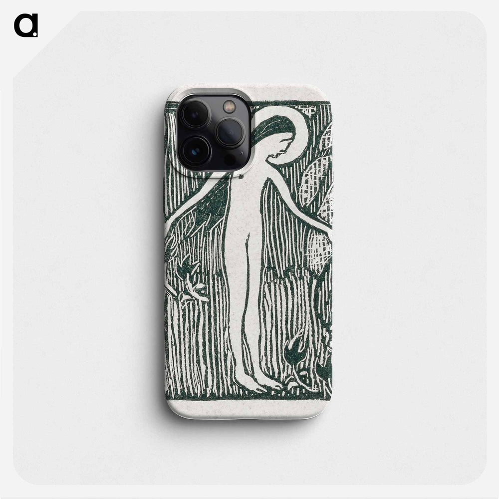 A naked woman illustration for a poetry collection by Paul Verlaine - Maurice Denis Phone Case.