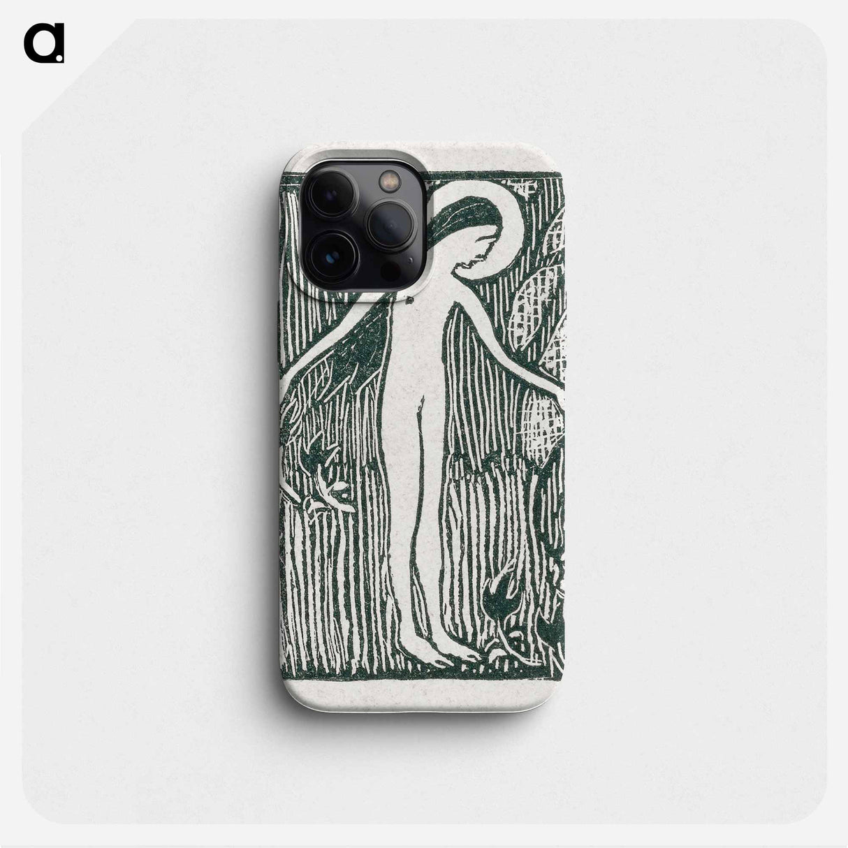 A naked woman illustration for a poetry collection by Paul Verlaine - Maurice Denis Phone Case.
