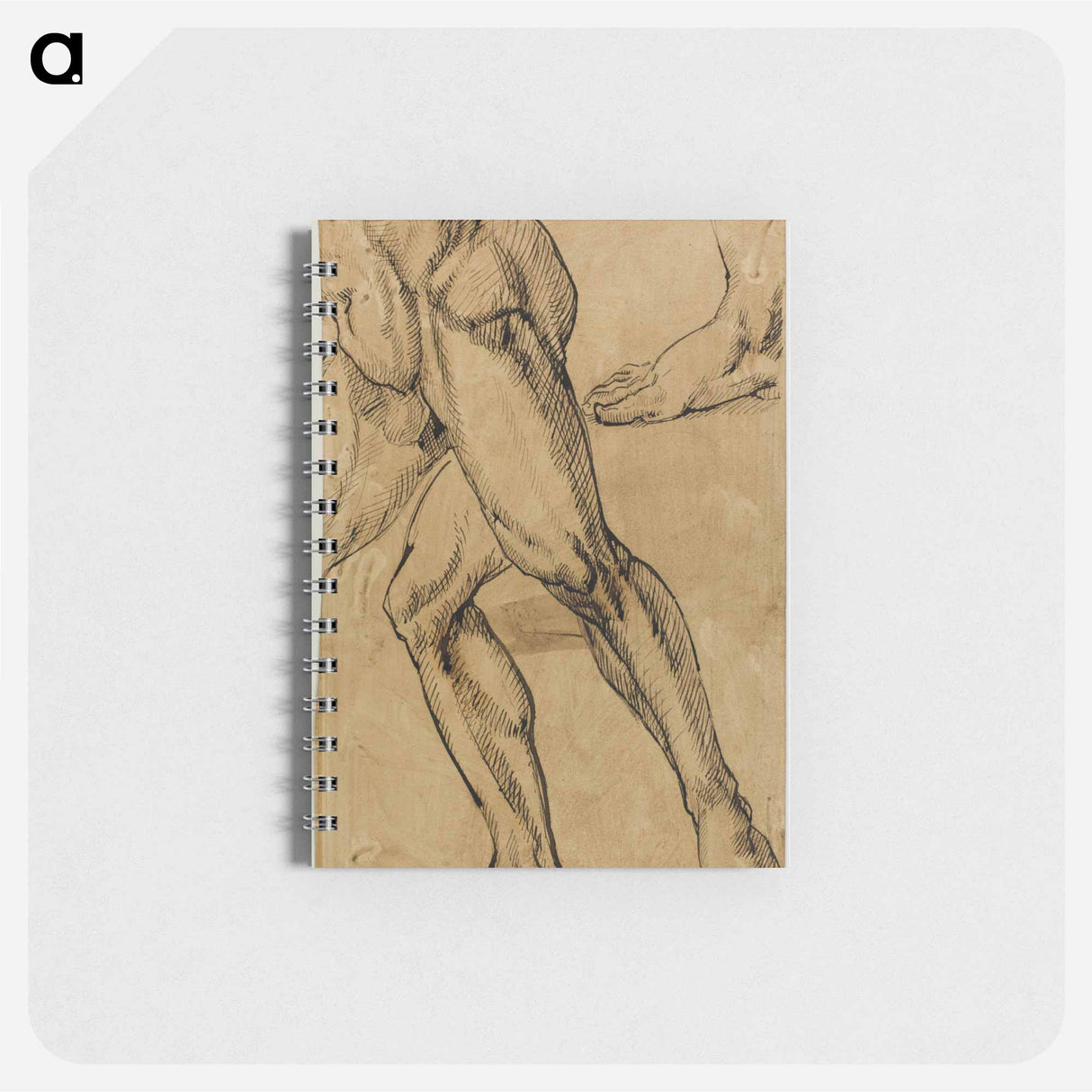 Legs and Feet of Male Nude - ミケランジェロ ブオナローティ Memo.