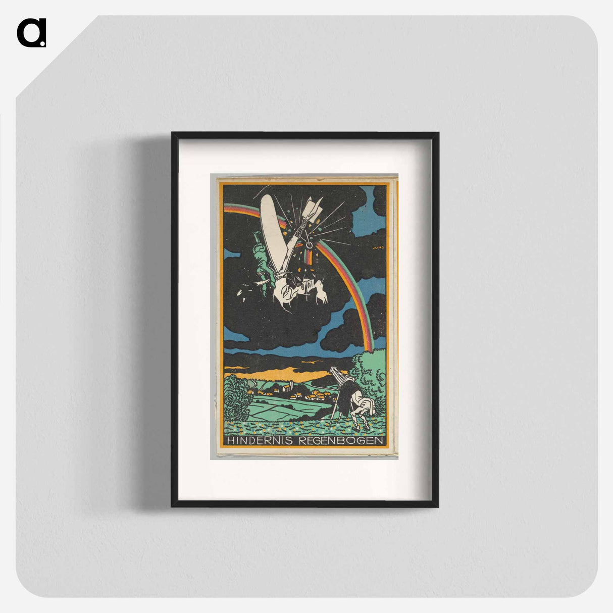 Rainbow Obstacle - モリツ ユング Poster.