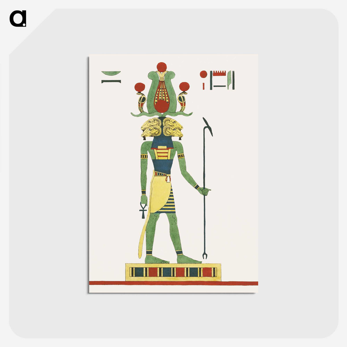 1-26_Pantheon-Egyptien_postcard