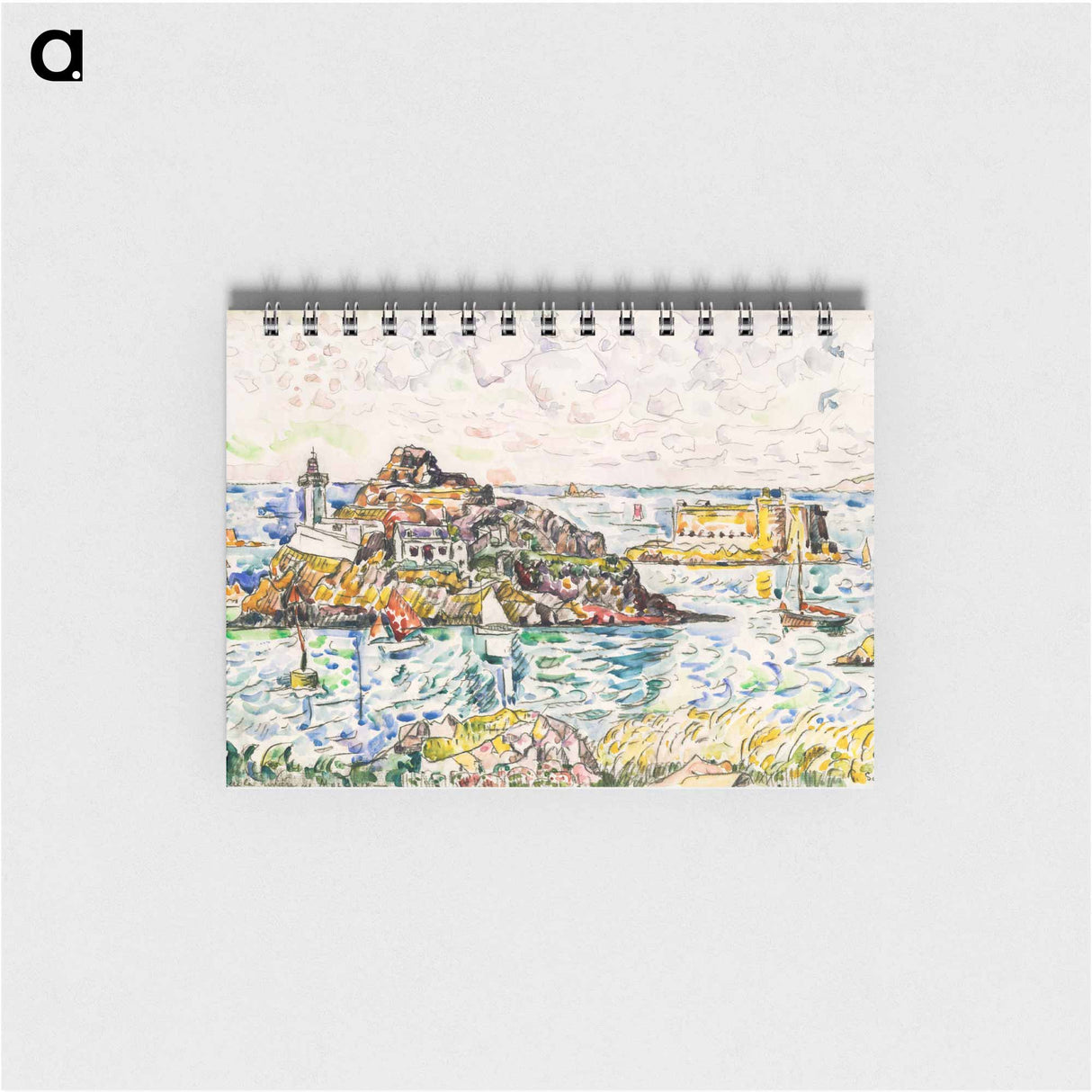 Morlaix, Entrance of the River - ポール シニャック Memo.