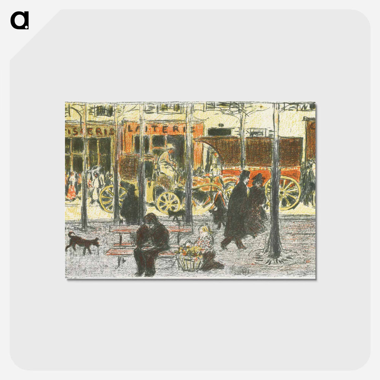 アートポストカード-Boulevard
- ピエール ボナール Postcard.