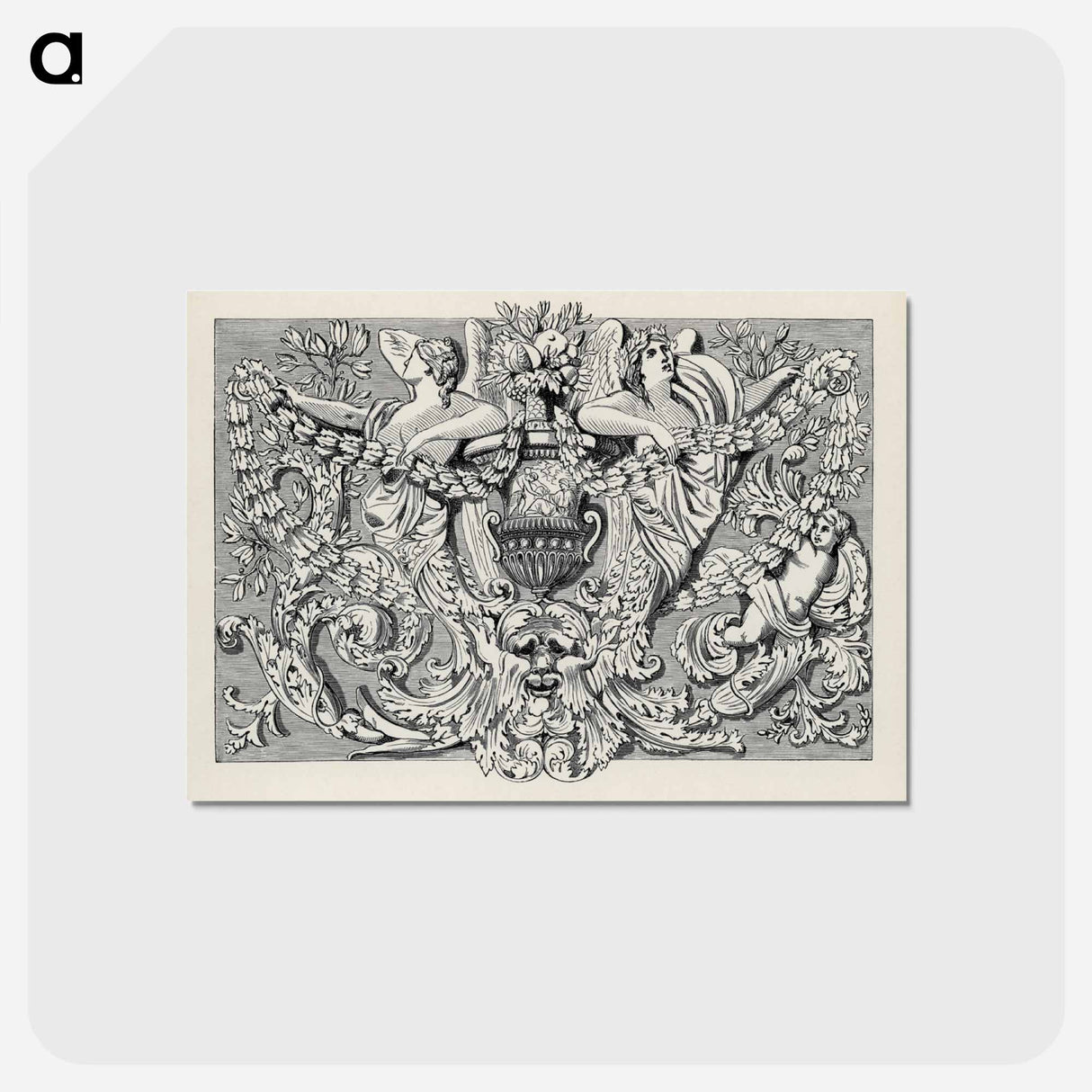 アートポストカード-Angel Ornament, after Owen Jones
- 装飾の文法 Postcard.