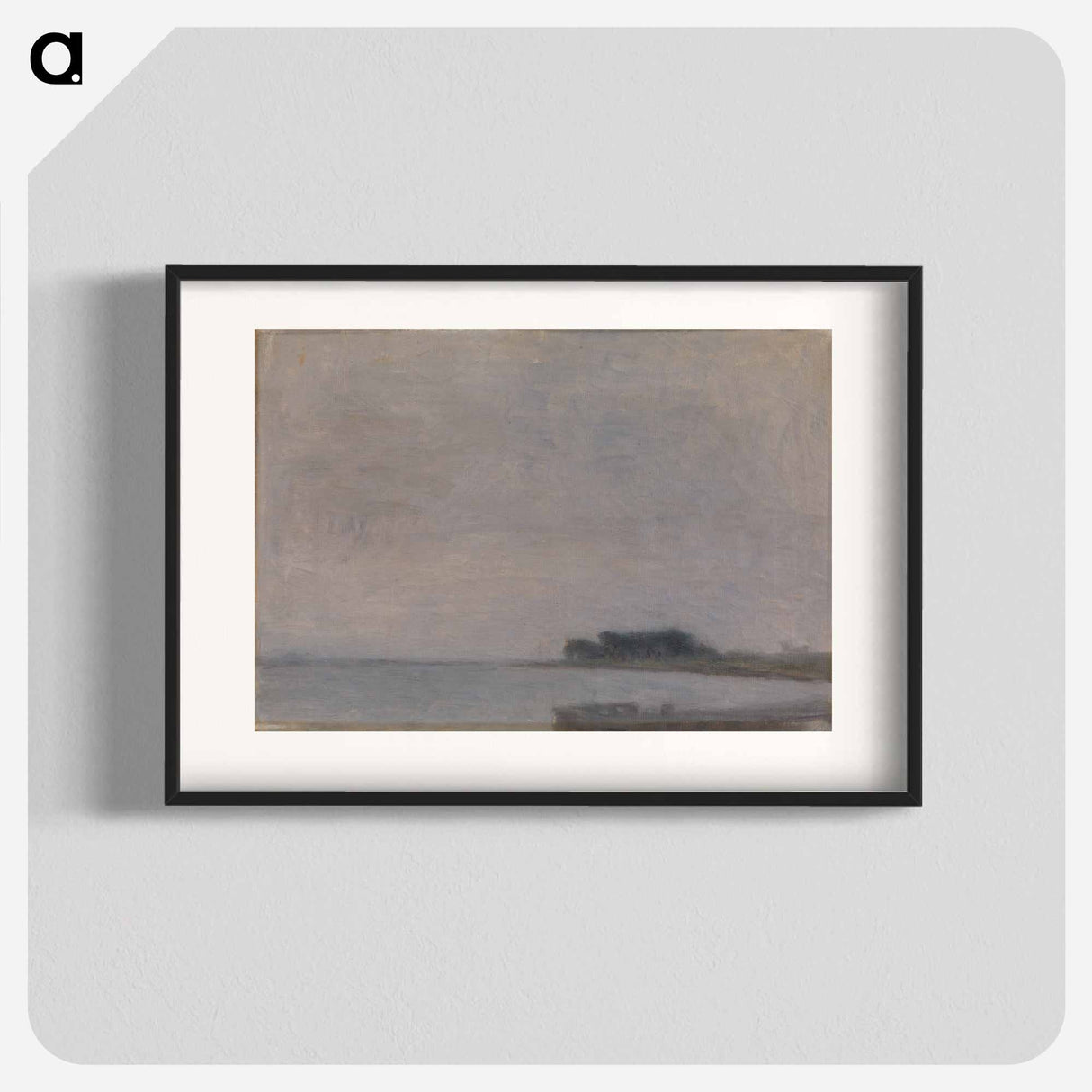 Landscape at Falster - Vilhelm Hammershøi Poster.