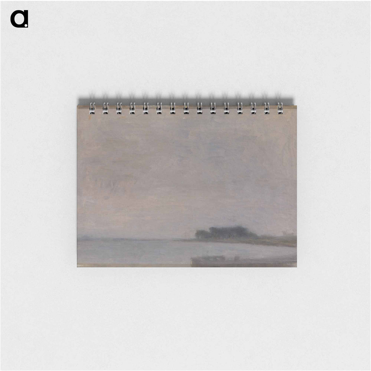 Landscape at Falster - ヴィルヘルム ハンマースホイ Memo.