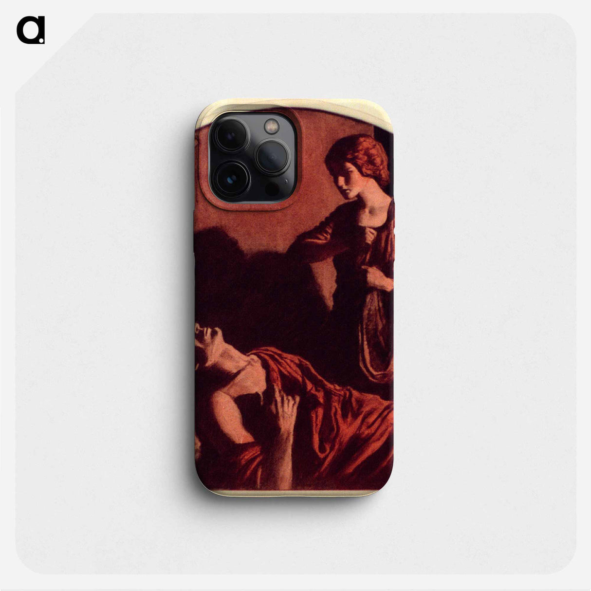 I opened the mosquito curtains, Millicent explained: he was lying on his back - Wladyslaw Theodor Benda Phone Case.