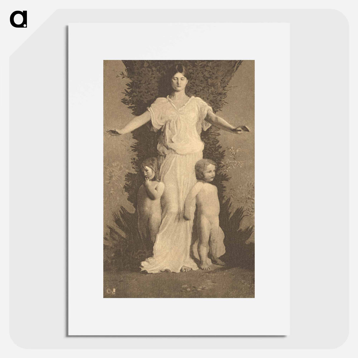 アートポスター-Caritas - アボット ハンダーソン セイヤー Poster.