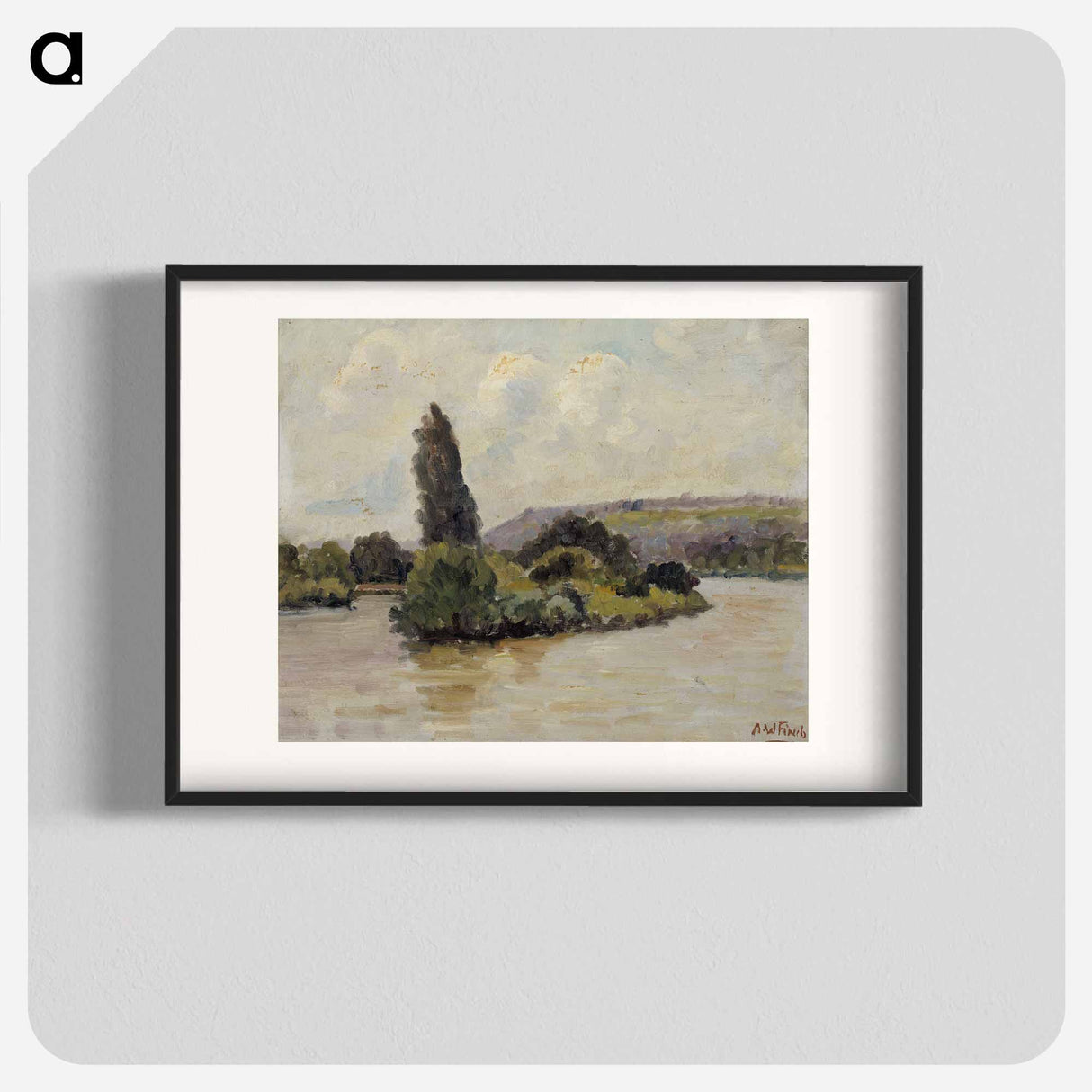 Seine - アルフレッド ウィリアム フィンチ Poster.