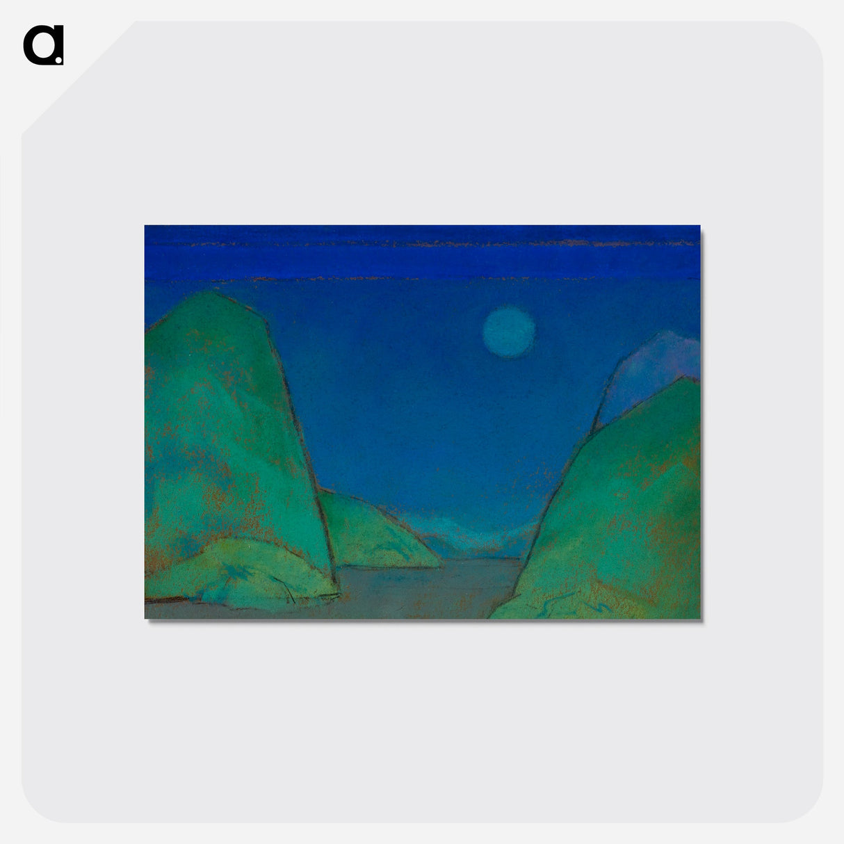 Sea Shore - 不思議の国のアリス Postcard.