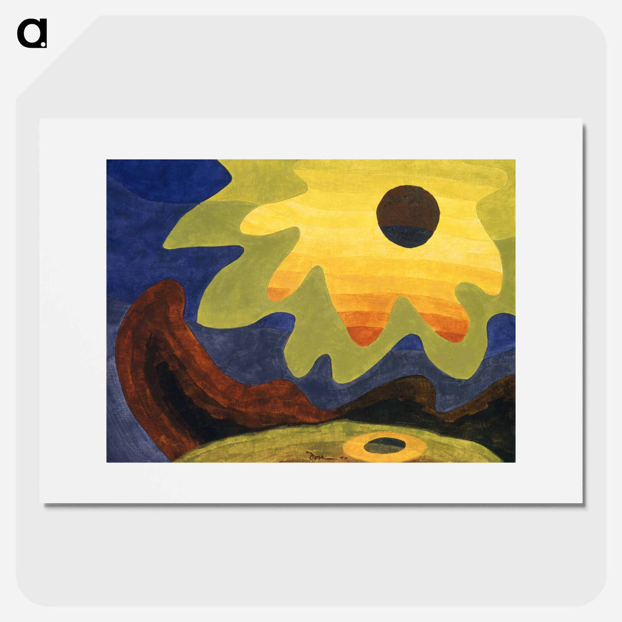 Sun - アーサー ダヴ Poster.