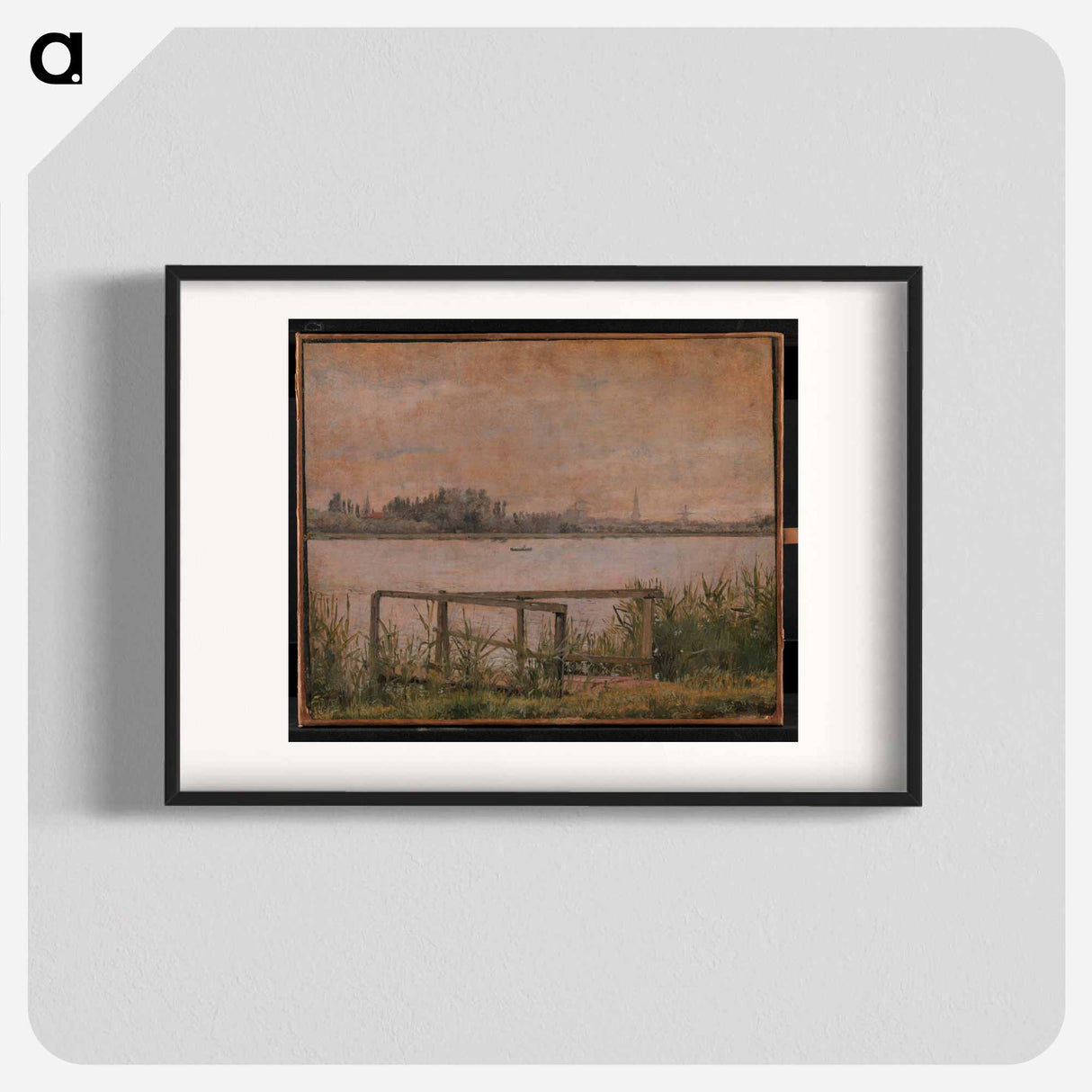 View of Copenhagen seen from Dosseringen - クリステン ケプケ Poster.