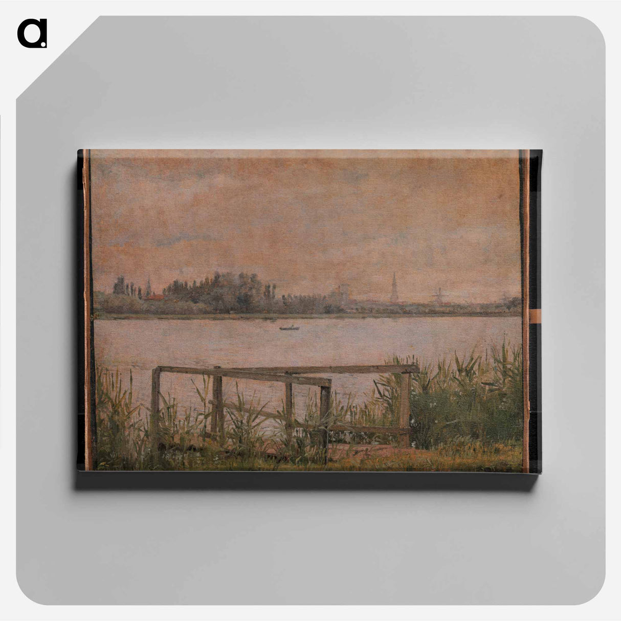 View of Copenhagen seen from Dosseringen - クリステン ケプケ Canvas.