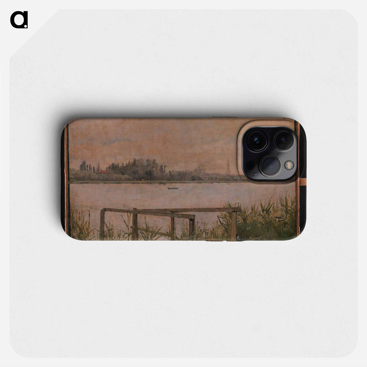 View of Copenhagen seen from Dosseringen - クリステン ケプケ Phone Case.