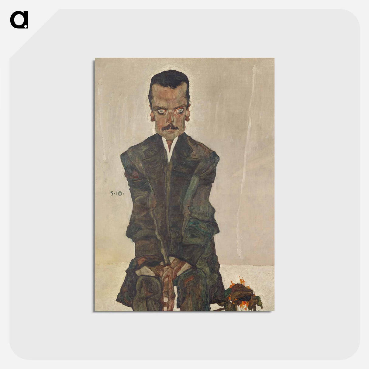Egon Schiele - Eduard Kosmack - エゴン シーレ Postcard.
