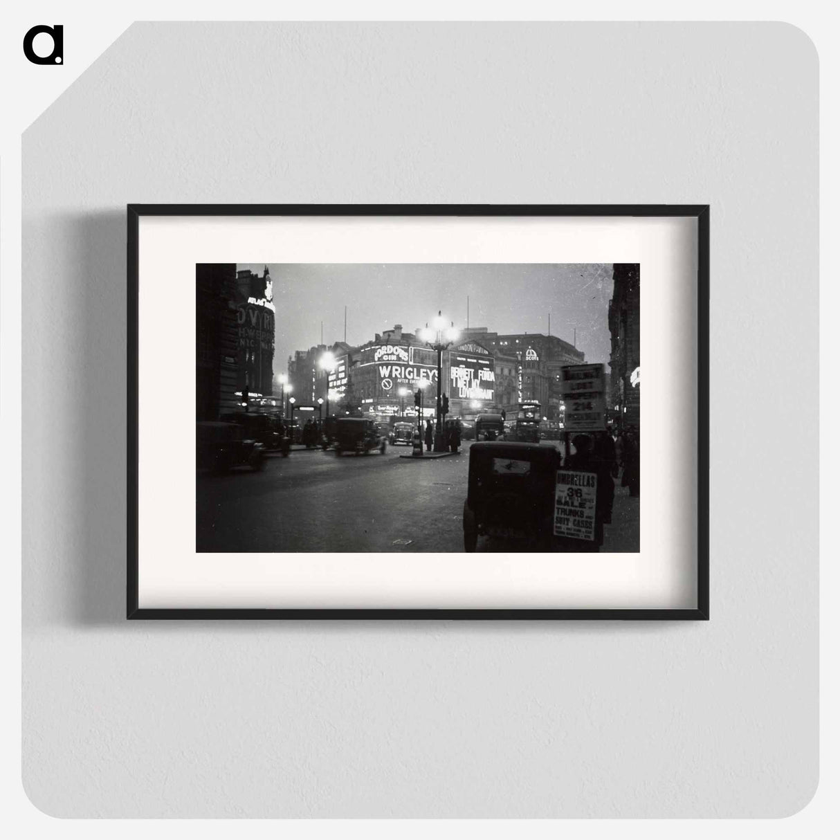 London at night - エリック リー ジョンソン Poster.