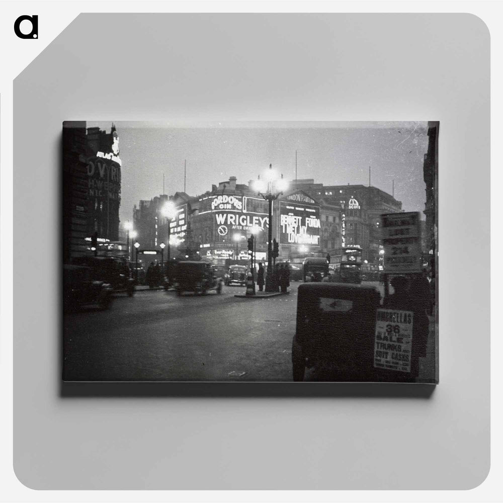 London at night - エリック リー ジョンソン Canvas.