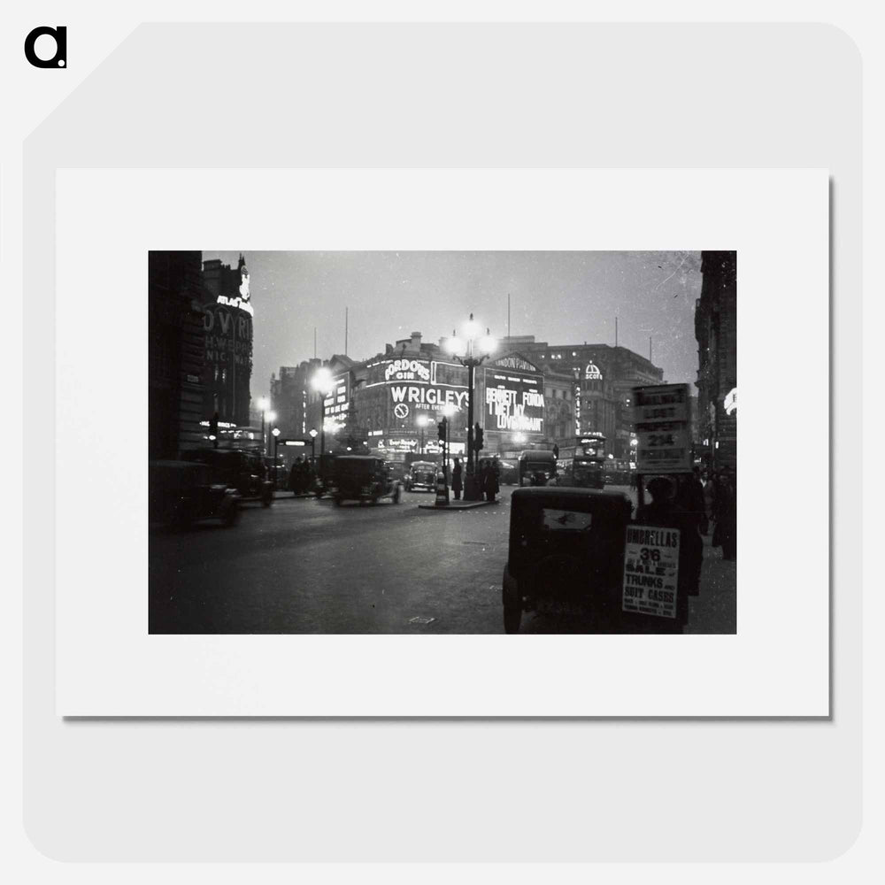 London at night - エリック リー ジョンソン Poster.