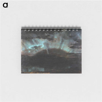 Aurora Borealis, Mt Desert Island, from Bar Harbor, Maine - フレデリック エドウィン チャーチ Memo.