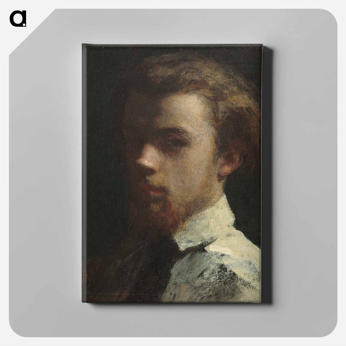 Self-Portrait - アンリ ファンタン ラトゥール Canvas.
