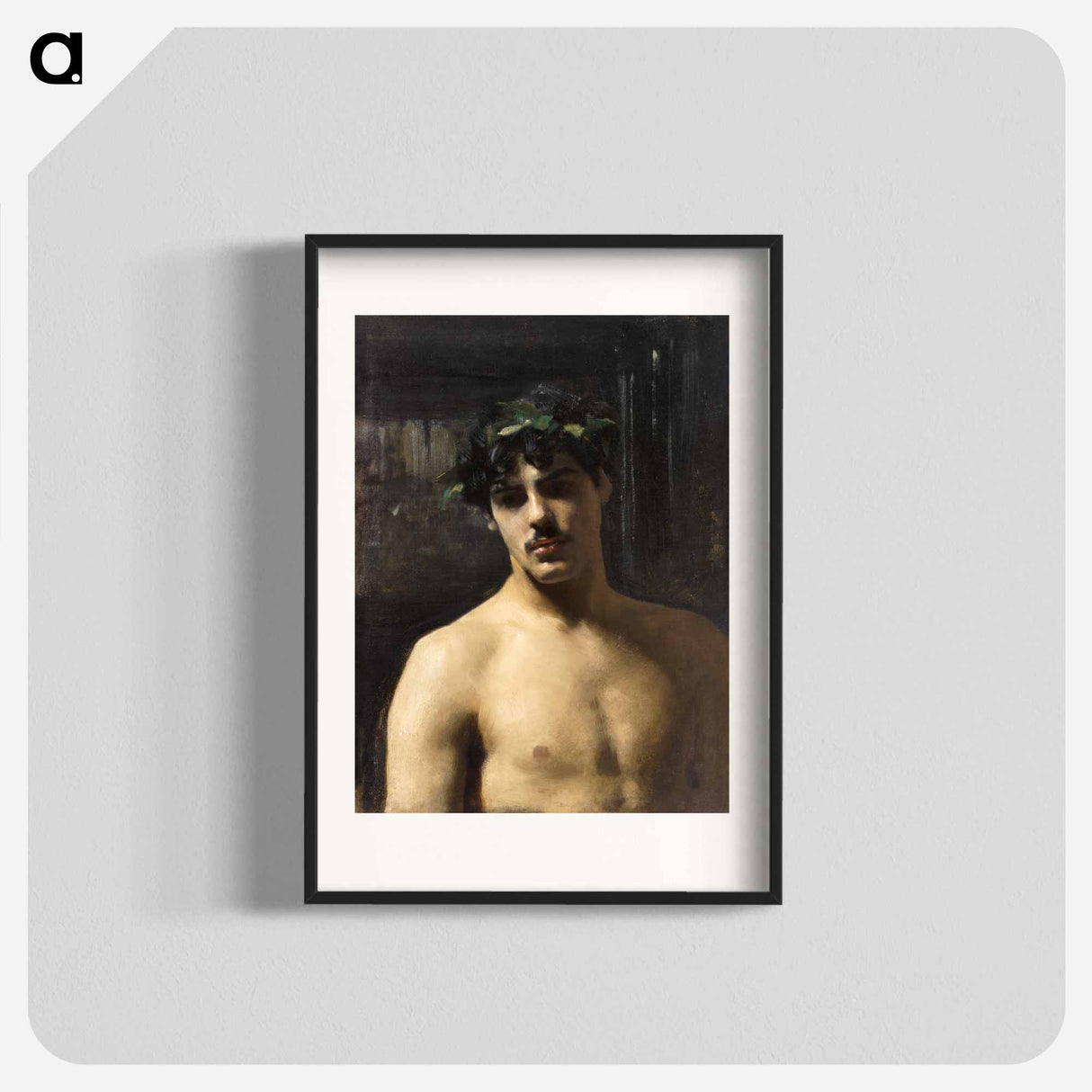 Man Wearing Laurels - John Singer Sargent Poster.