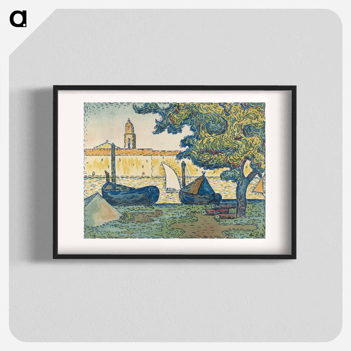 Saint–Tropez (The Port of St. Tropez) - ポール シニャック Poster.