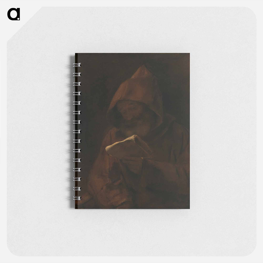 Monk reading - レンブラント ファン レイン Memo.