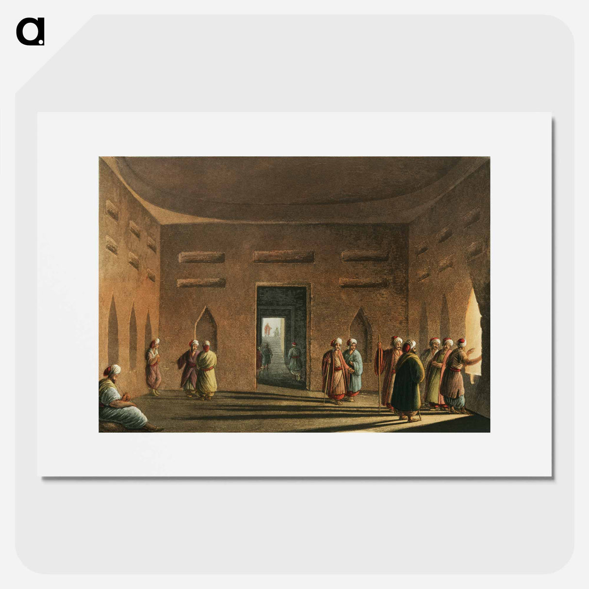 Monument on the Coast of Syria, Plate II from Views in the Ottoman Dominions, in Europe, in Asia, and some of the Mediterranean islands - Views in the Ottoman Dominions Poster.