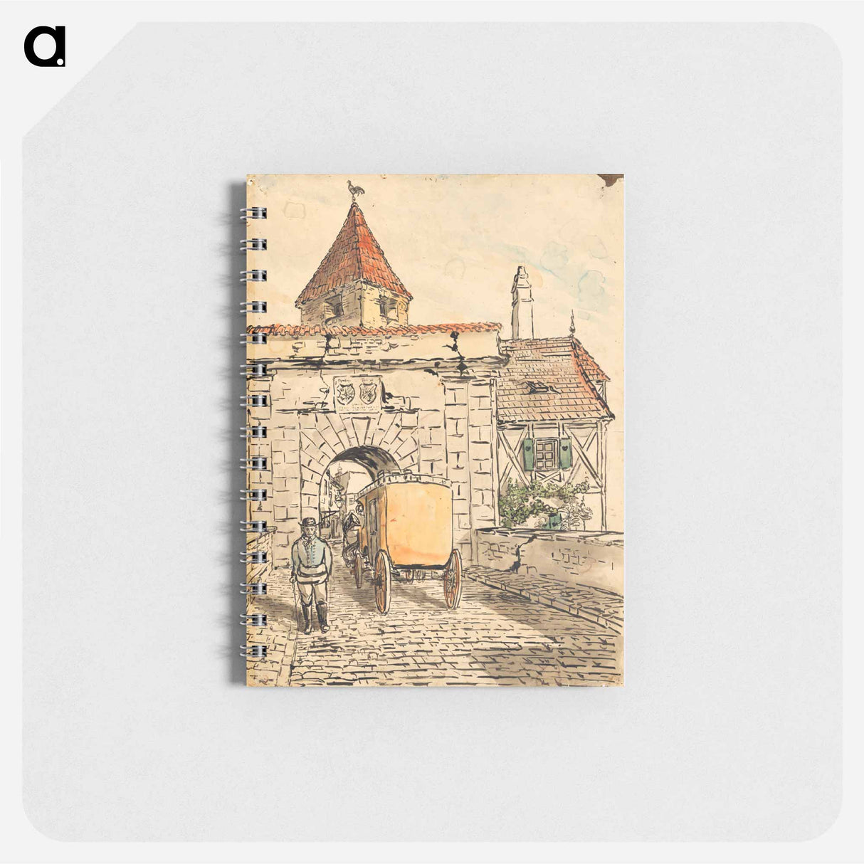 アートメモ帳-City Gate with Carriage
- ウィーン博物館 Memo.