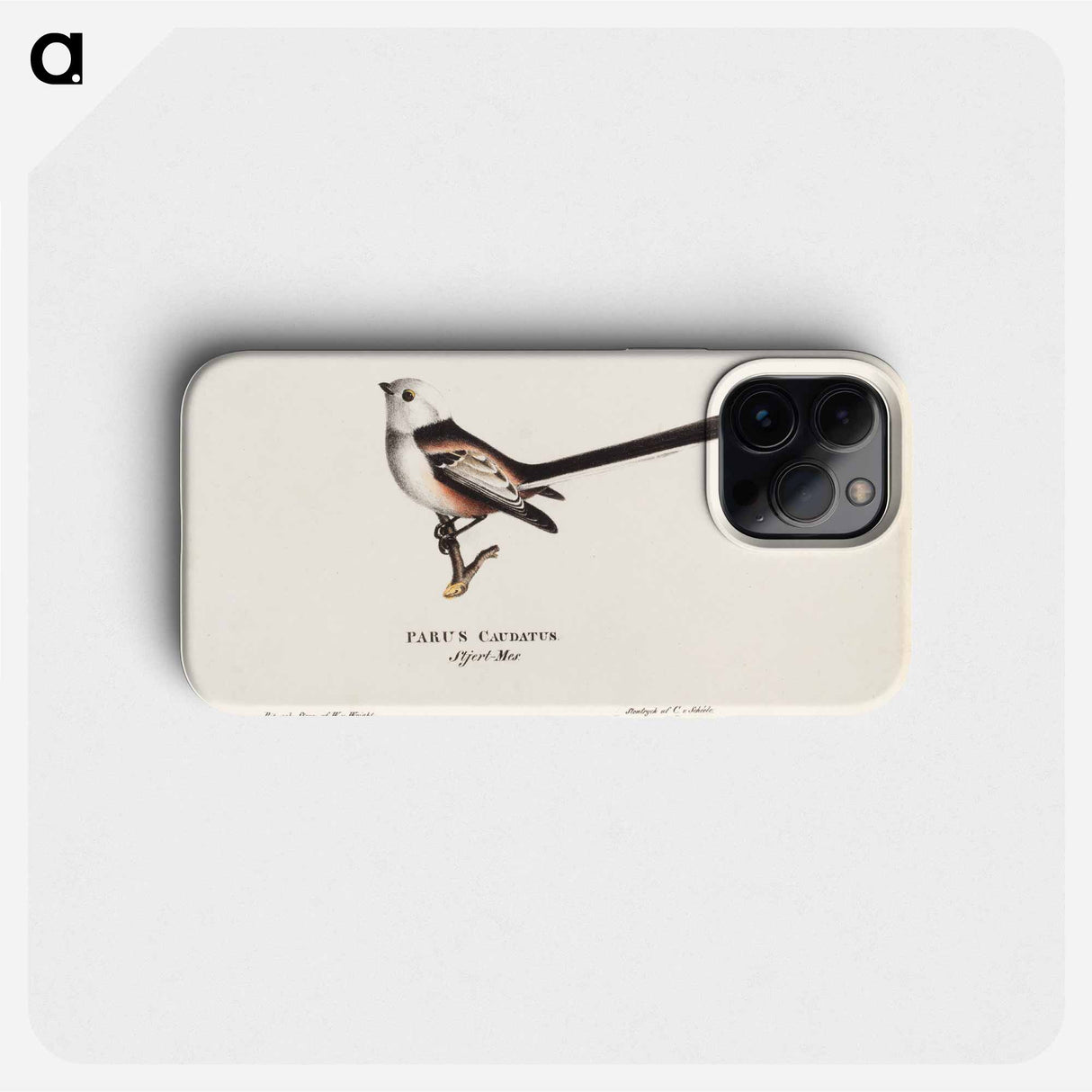 Long-tailed tit - Wilhelm von Wright Phone Case.