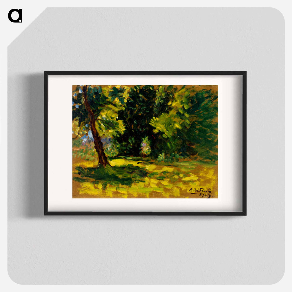 Bushes - アルフレッド ウィリアム フィンチ Poster.