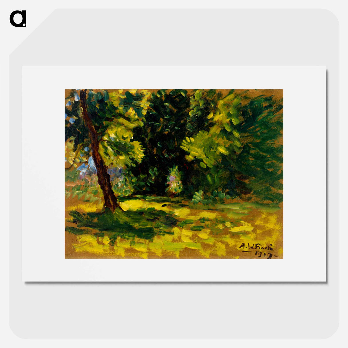 Bushes - アルフレッド ウィリアム フィンチ Poster.