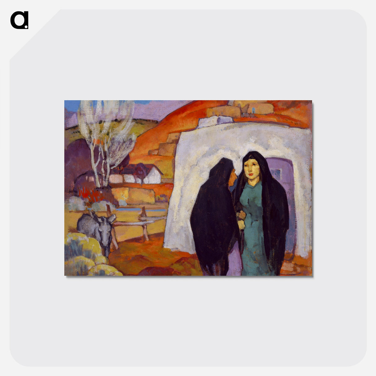 The Gossip - 不思議の国のアリス Postcard.