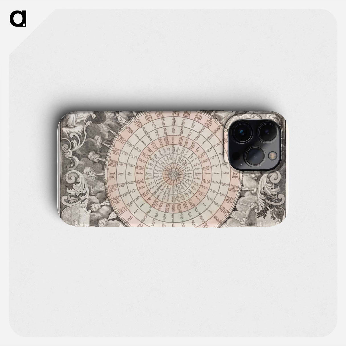A Map of the Winds - アンティーク地図 Phone Case.
