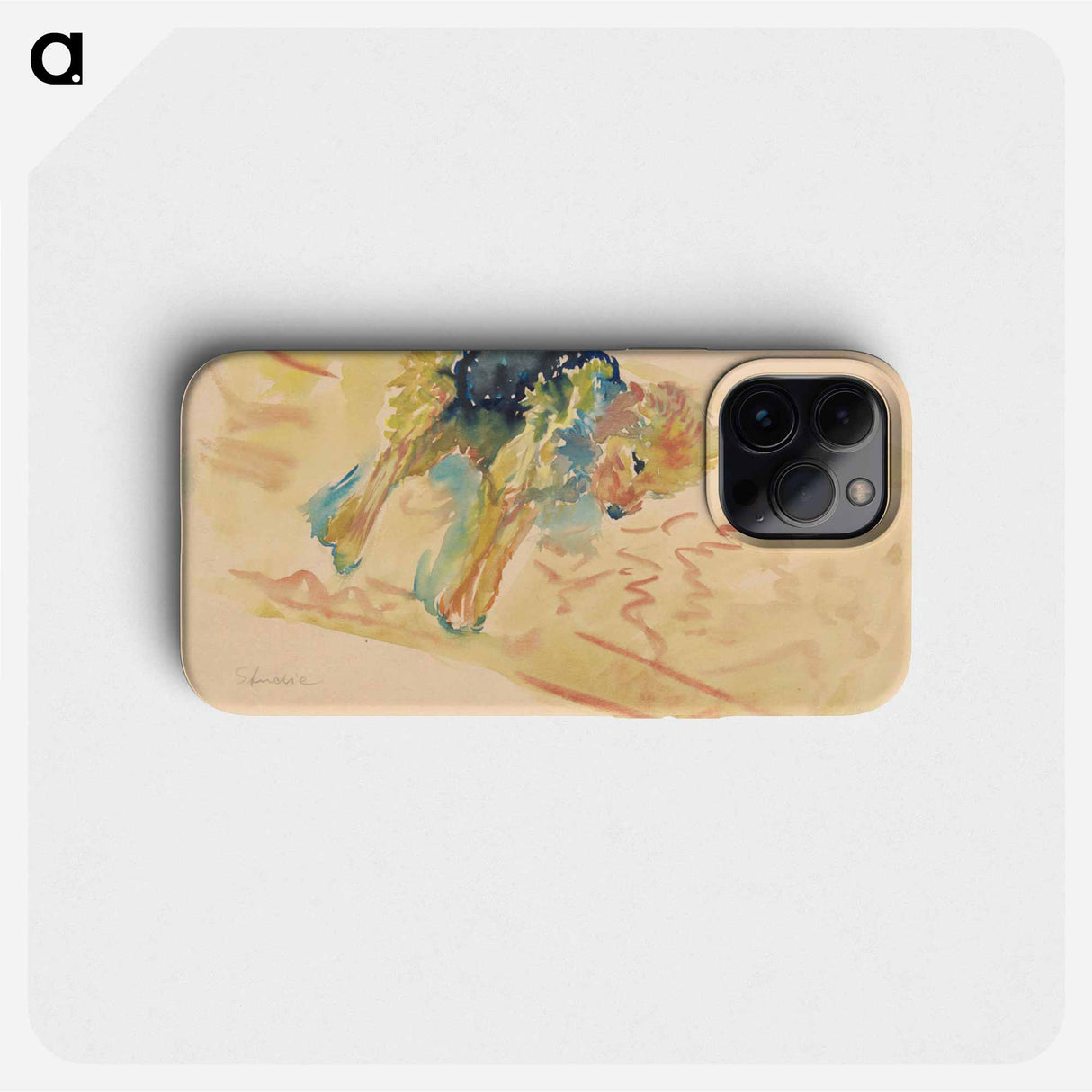 Reclining dog - アーノルド ピーター ワイズ クビンチャン Phone Case.