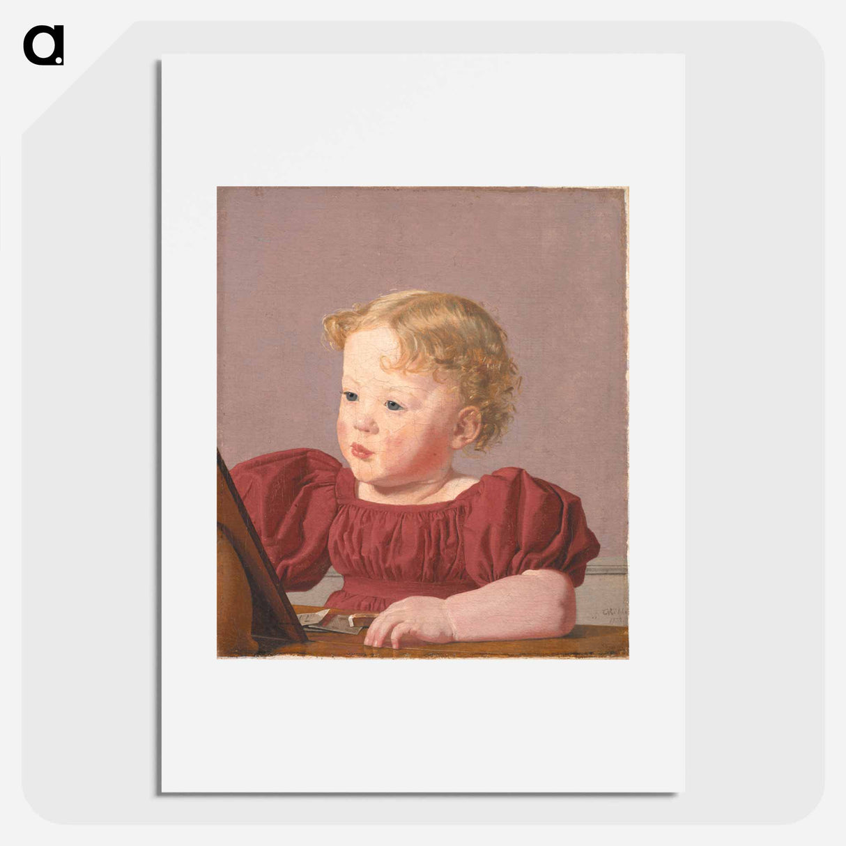 Ida Thiele, later married Wilde, as a child - クリステン ケプケ Poster.