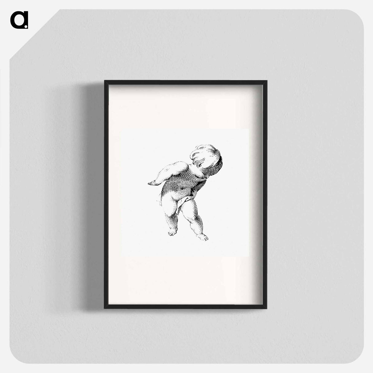 アートポスター-Cherub with Text
- コルネリス プロース ファン アムステル Poster.