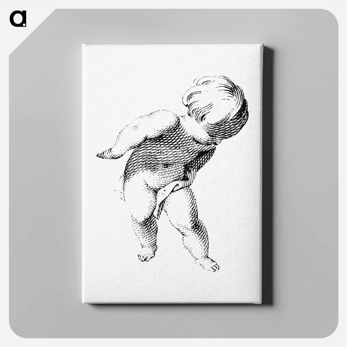 アートパネル-Cherub with Text
- コルネリス プロース ファン アムステル Canvas.