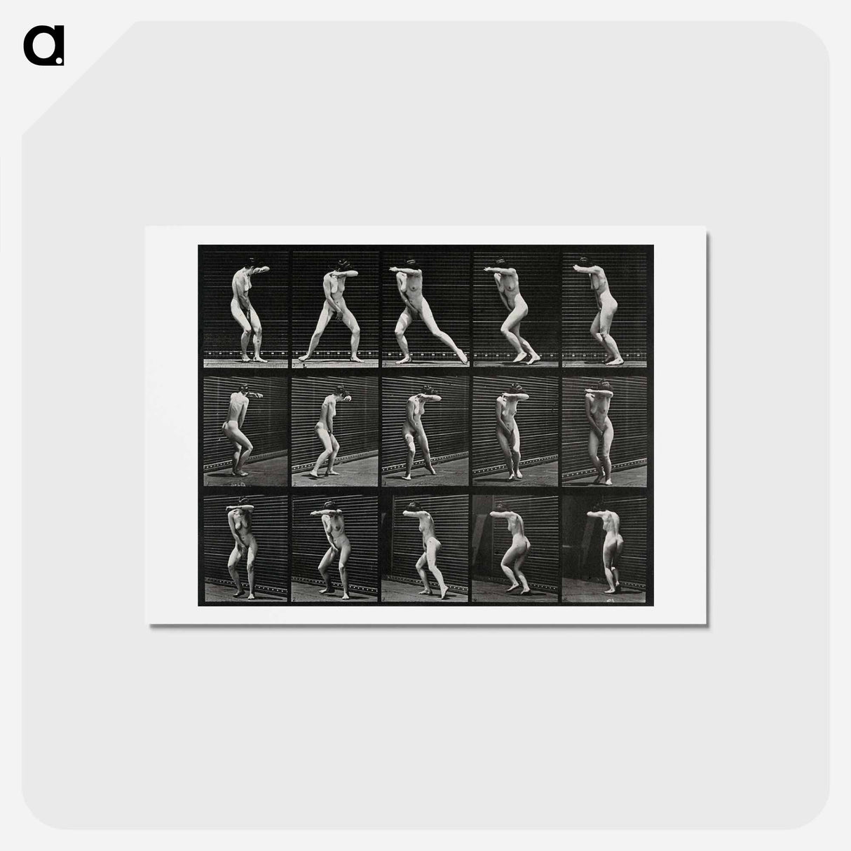 アートポストカード-Covered Face
- エドワード マイブリッジ Postcard.