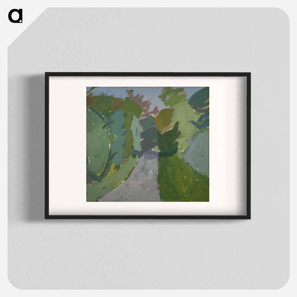 Road through forest - エドヴァルド ウェイ Poster.