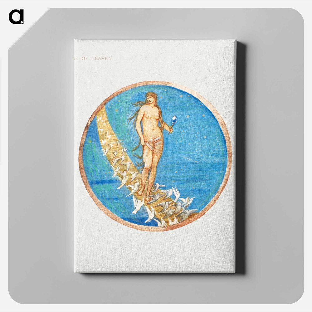 Rose of Heaven from The Flower Book - エドワード バーン ジョーンズ Canvas.