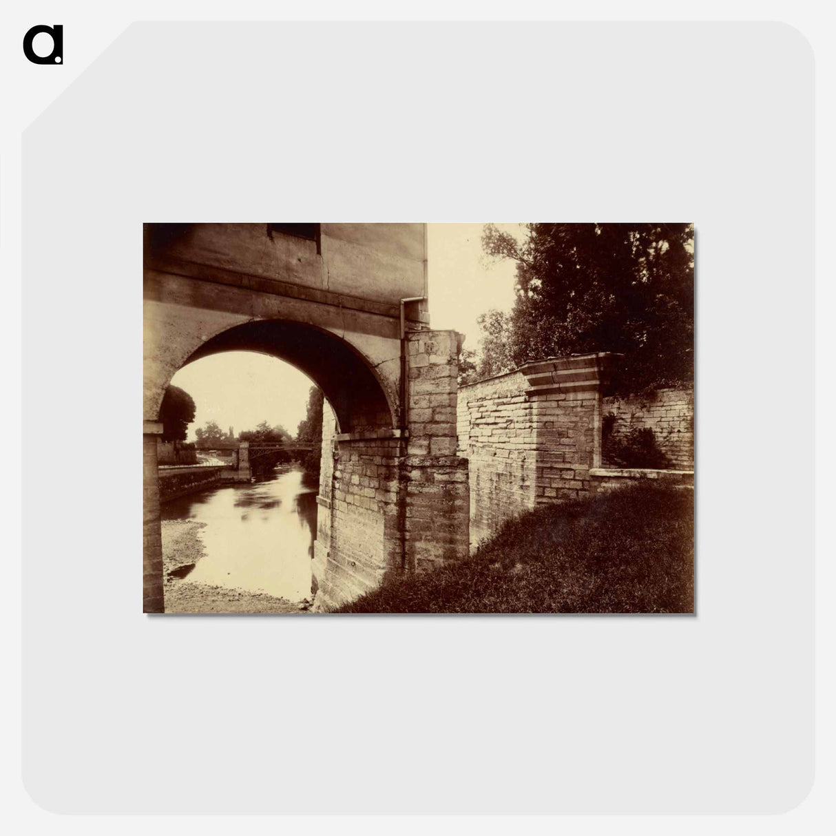 アートポストカード-The Old Mill, Charenton
- ウジェーヌ アジェ Postcard.