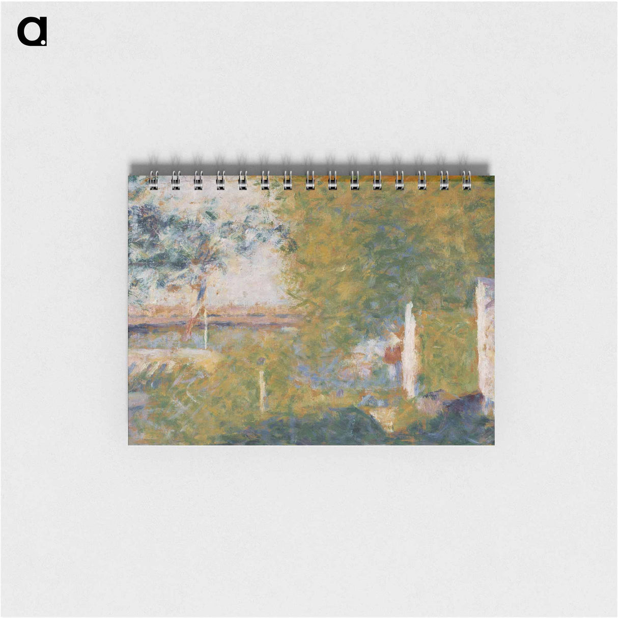 The Bridge at Bineau - ジョルジュ スーラ Memo.