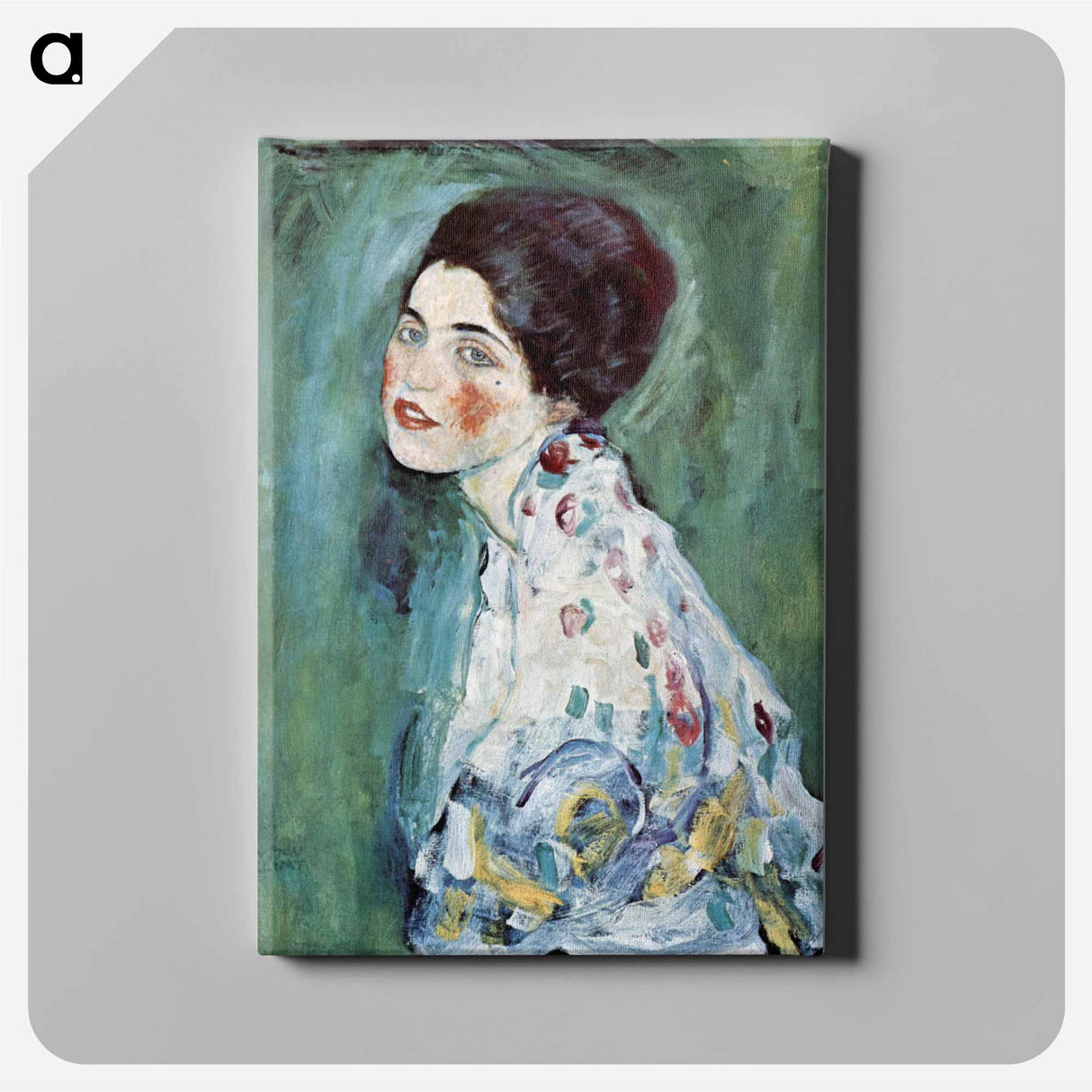 アートパネル-Porträt einer Dame - グスタフ クリムト Canvas.