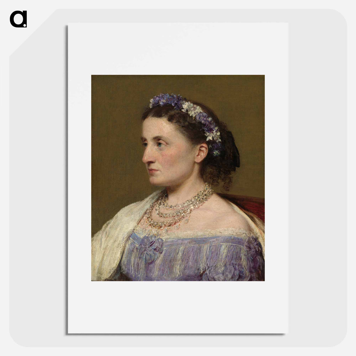 Duchess de Fitz-James - アンリ ファンタン ラトゥール Poster.