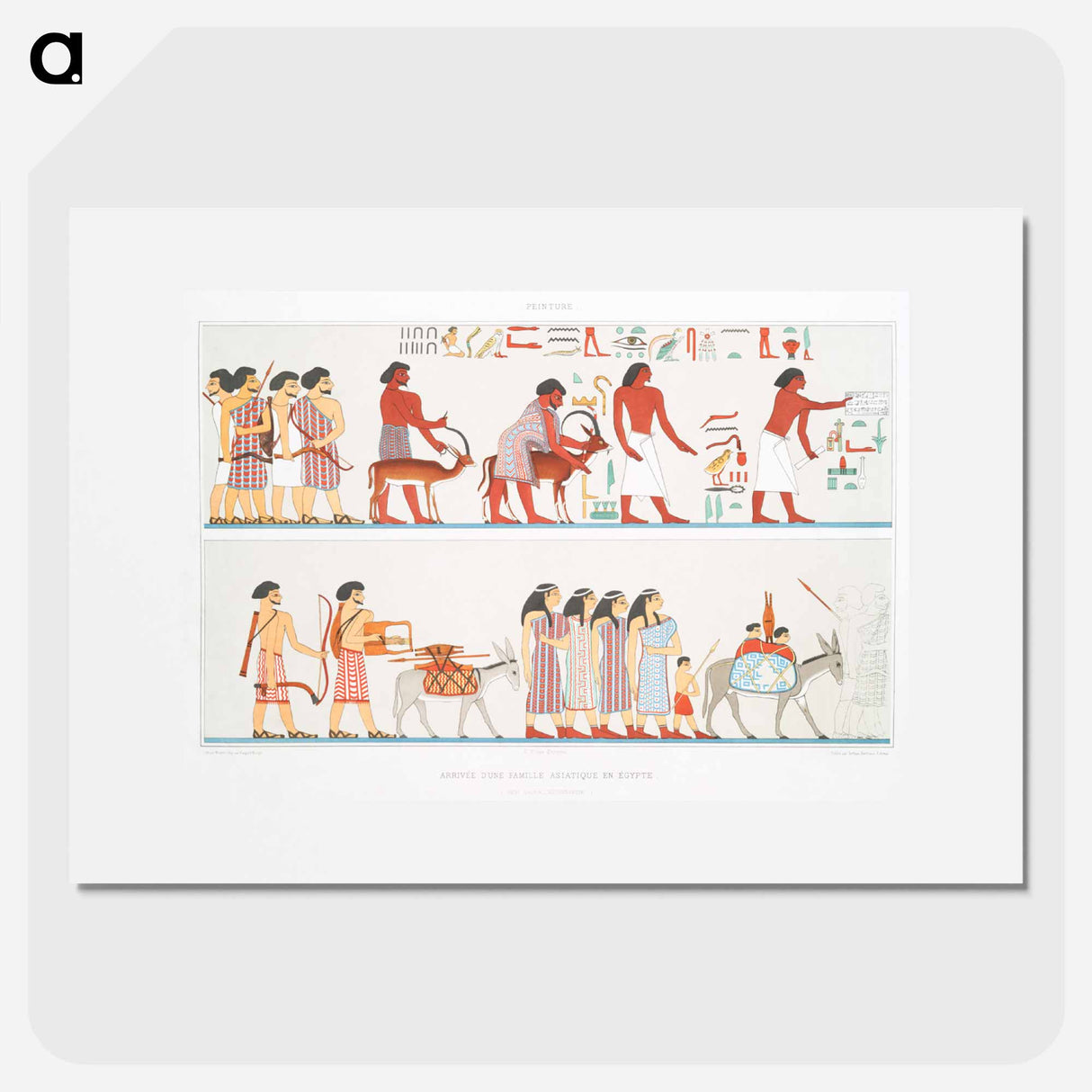 アートポスター-Asian Family in Egypt
- エジプト美術史 Poster.