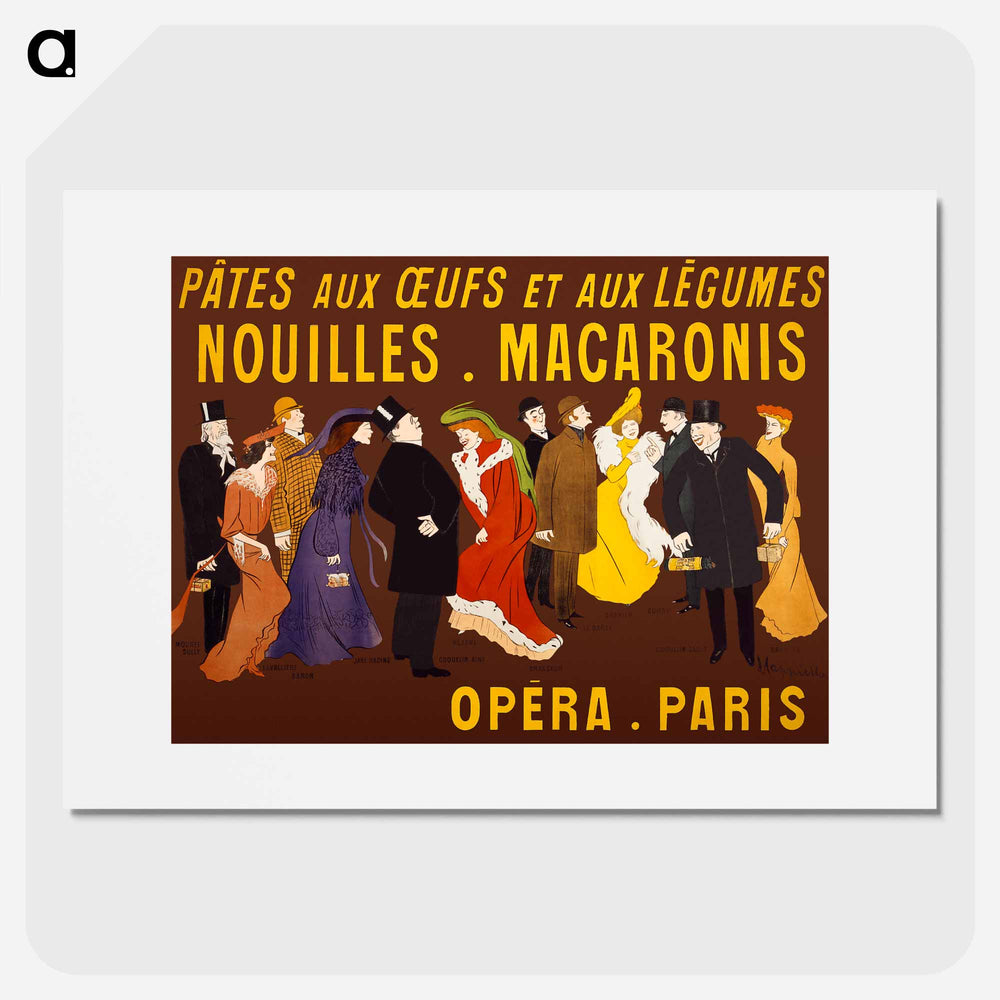 Celebrities holding packages of the product - Leonetto Cappiello Poster.